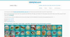 Desktop Screenshot of labelplat.com
