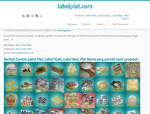 Tablet Screenshot of labelplat.com